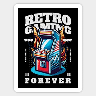 Retro Gaming Forever Sticker